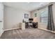 Bedroom featuring neutral walls, carpet, a desk, and a functional home office at 4781 Rosette St, Castle Rock, CO 80104