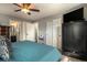 Another view of the main bedroom, showcasing the closet space, fixtures, and layout at 16328 E Phillips Ln, Englewood, CO 80112