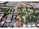 Aerial view highlighting the property's proximity to the gondola and other amenities in town at 302 N Main St, Breckenridge, CO 80424
