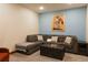 Relaxing living room with a cozy sectional sofa and stylish decor. Perfect for lounging at 302 N Main St, Breckenridge, CO 80424