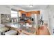 Kitchen with stainless steel appliances, granite countertops, and stylish backsplash at 9946 Harrison St, Thornton, CO 80229