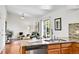Modern kitchen featuring granite countertops, stainless steel appliances, and an open design layout at 9946 Harrison St, Thornton, CO 80229