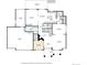 Layout displays a floor plan featuring a kitchen, bedrooms, living room, dining area and garage at 1348 Lawson Ave, Erie, CO 80516