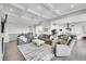 Open-concept living room and kitchen offer ample space for entertaining guests at 8661 S De Gaulle Ct, Aurora, CO 80016