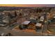 Townhome aerial view with city skyline in the distance at 2890 S Sherman St, Englewood, CO 80113