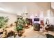 Finished basement with a cozy seating area, ideal for relaxing or entertaining guests at 6033 Hoyt Ct, Arvada, CO 80004