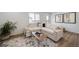 Cozy living room area with bright light and hardwood floors at 46558 Avery Ln, Bennett, CO 80102