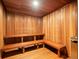 Clean and well-maintained sauna with wooden benches at 12565 Sheridan Blvd # 208, Broomfield, CO 80020