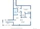 Floorplan showcases the kitchen, primary bedroom, Gathering room, and bathroom layout on the first floor at 109 W Simpson St, Lafayette, CO 80026