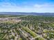 Scenic aerial view of a residential area with mountain views in the distance at 2974 E Otero Cir, Centennial, CO 80122