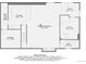 Floor plan of the basement with a wet bar, recreation room, utility area, and storage at 7792 Garrison Ct, Arvada, CO 80005