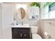 Bathroom features modern fixtures, and an abundance of natural light at 3049 S Williams St, Denver, CO 80210