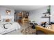Open floor plan studio apartment showcasing living room, bedroom, and kitchenette areas at 1196 N Grant St # 204, Denver, CO 80203