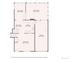 Layout of the home's first floor, with kitchen, living, dining, and garage spaces clearly defined at 11279 E Alaska Pl, Aurora, CO 80012