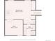 The floor plan of the basement features a large Gathering room, office space, and a full bathroom at 11279 E Alaska Pl, Aurora, CO 80012