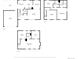 Layouts of each floor in the home with the room dimensions noted on each level at 5556 S Sedalia St, Centennial, CO 80015