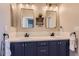 Bathroom features double sinks, updated lighting, and spacious countertop at 10935 Valleybrook Cir, Highlands Ranch, CO 80130
