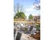 Inviting backyard fire pit area with comfortable seating, perfect for enjoying outdoor gatherings and serene evenings at 3380 Longwood Ave, Boulder, CO 80305
