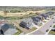 Stunning two-story home with neutral siding, attached garages, and well-maintained landscaping at 5736 Cadara Way, Parker, CO 80134