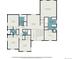 Detailed floor plan showcasing the layout of the upper level of the home at 5736 Cadara Way, Parker, CO 80134