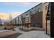 Contemporary townhome exterior with a modern design and inviting walkway at 4062 W 16Th Ave, Denver, CO 80204