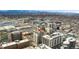 Urban aerial view showcasing building with central location near shopping centers and city landscape at 2 Adams St # 608, Denver, CO 80206