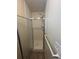 Well-maintained bathroom showcases a clean shower stall with updated fixtures, offering a refreshing experience at 2043 S Salida St, Aurora, CO 80013