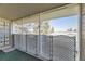 Enclosed patio offers outdoor living space with privacy and a view at 735 S Clinton St # 5B, Denver, CO 80247