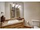 Functional bathroom featuring a single sink vanity and toilet area at 127 Marks Ln, Breckenridge, CO 80424