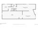 Detailed basement floor plan with finished areas, storage, and bathroom layout at 9650 W 35Th Ave, Wheat Ridge, CO 80033