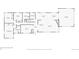 Detailed first floor plan showcases layout of bedrooms, bathrooms, kitchen, and living spaces at 9650 W 35Th Ave, Wheat Ridge, CO 80033