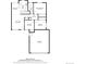 First floor plan showcasing the layout with living room, kitchen, bedrooms, and garage at 13244 Quivas St, Denver, CO 80234