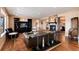 Inviting living room with fireplace feature and open layout at 10751 Manorstone Dr, Highlands Ranch, CO 80126