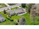 Stunning aerial view of a home with lush green lawn and outdoor patio area at 21 Fairway Ln, Littleton, CO 80123
