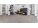 Hallway showcases a piano, guitar, decorative wall art, chair and complementary decor elements and a geometric carpet at 10580 Greycliffe Dr, Highlands Ranch, CO 80126