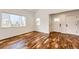 Inviting entryway with warm wood floors, leading to a bright and welcoming living space at 21743 Farmingdale Ct, Parker, CO 80138