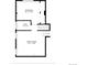 Floorplan showcasing a bedroom, bath, and Gathering room with labeled dimensions at 21743 Farmingdale Ct, Parker, CO 80138