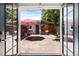 Private backyard with a patio area, perfect for outdoor dining and entertaining at 3647 Jason St, Denver, CO 80211