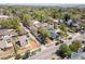 Neighborhood aerial showcasing a grid of residential streets interspersed with trees and houses at 2517 W 44Th Ave, Denver, CO 80211