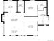 Detailed floor plan featuring a kitchen, living room, dining area, and bedroom for a comprehensive view of the layout at 2517 W 44Th Ave, Denver, CO 80211