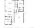Floor plan shows the layout of a single-Gathering home with dimensions and room names at 114 S Edge Cliff St, Castle Rock, CO 80104