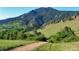Scenic view of mountains near community walking path at 2826 Broadway St # 106, Boulder, CO 80304