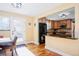 Kitchen area with stainless steel appliances and an island at 30633 Kings Valley Dr, Conifer, CO 80433