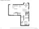 Basement floorplan showing the Gathering room, dining room, kitchen, bathroom, and bedroom at 10741 Idalia Way, Commerce City, CO 80022