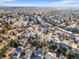 Wide aerial view of suburban neighborhood at 19136 E Milan Cir, Aurora, CO 80013