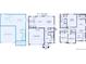 Detailed floor plan showcasing the layout of the home's basement, first, and second floors at 2184 S Ider Way, Aurora, CO 80018