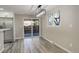 Bright dining area with sliding glass doors leading to the backyard at 6148 Nelson St, Arvada, CO 80004