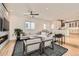 Bright, open-concept living area flowing into a modern kitchen, perfect for entertaining and Gathering gatherings at 519 S Gaylord St, Denver, CO 80209