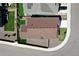 Bird's eye view of roof and fenced backyard with stone and grass landscaping at 4090 Forever Cir, Castle Rock, CO 80109