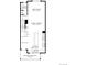 Second floor floorplan with kitchen, dining, great room, covered balcony and powder room at 12193 W 51St Ave, Wheat Ridge, CO 80033